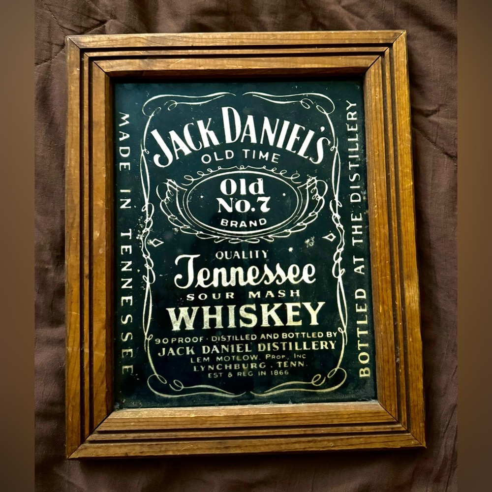Jack Daniel’s picture frame